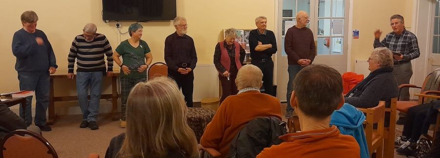  The contestants and the Umpire